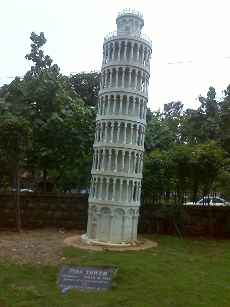 Miniature Model of Leaning Tower of Pisa
