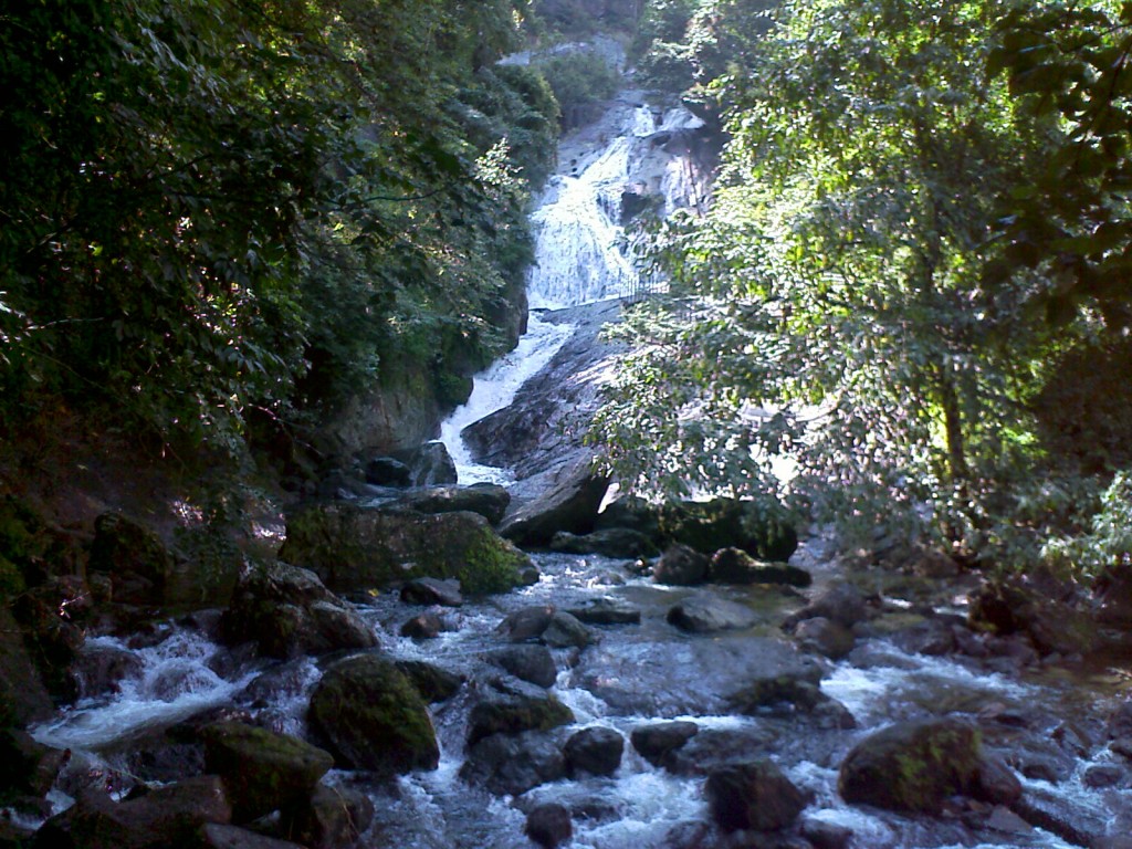 Just before reaching kovai kutralam falls