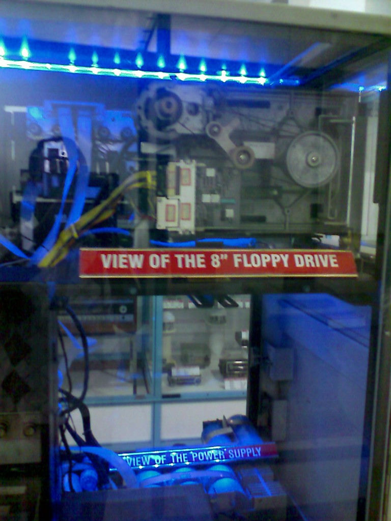 Photo of half of a huge early computer kept at G D Naidu exhibition museum