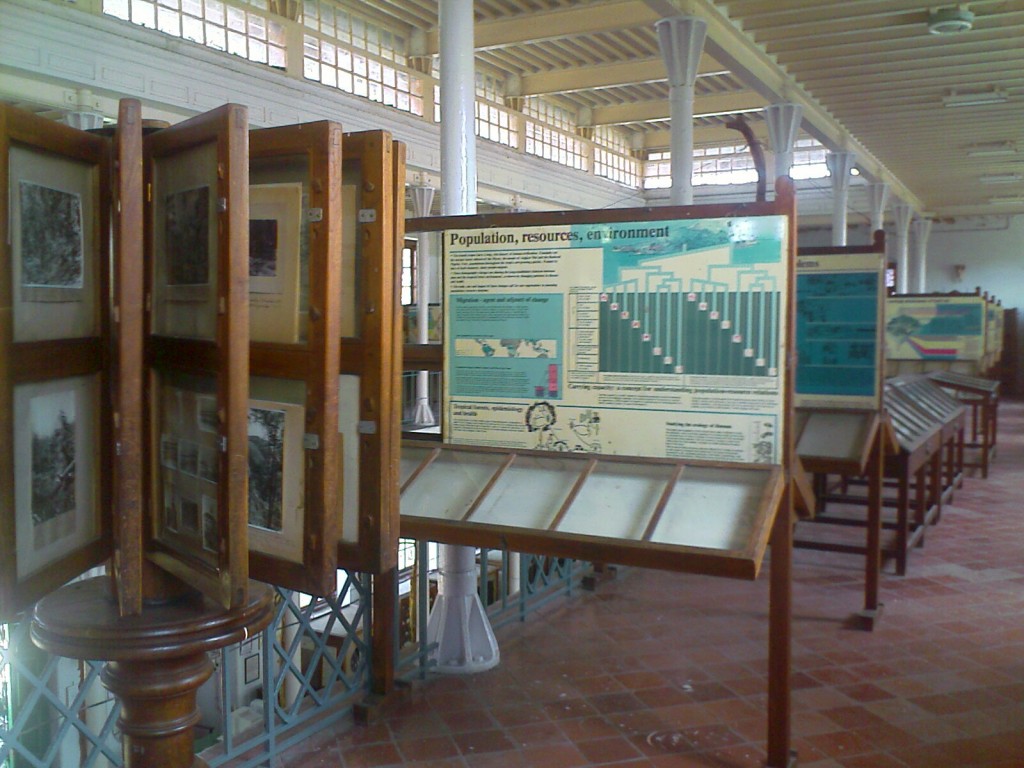 posters in h a gass forest college museum coimbatore