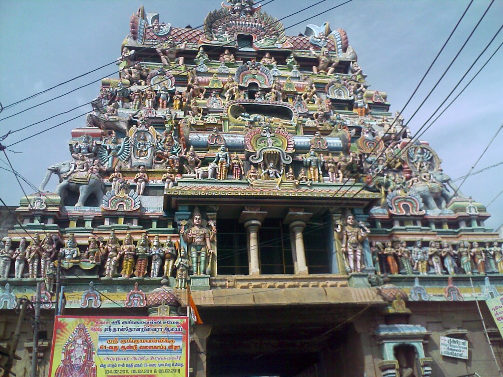 photos of smaller gopurams taken around srirangam temple in trichy