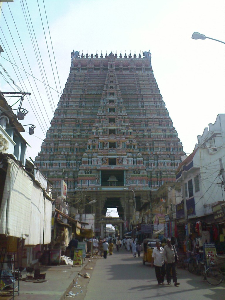 IMAGE_321 Srirangam Sri Ranganathaswamy Temple in Trichy Gopuram Photo
